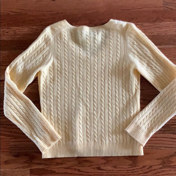 Bloomingdale's Sweaters Bloomingdales Womens Yellow 0 Cashmere